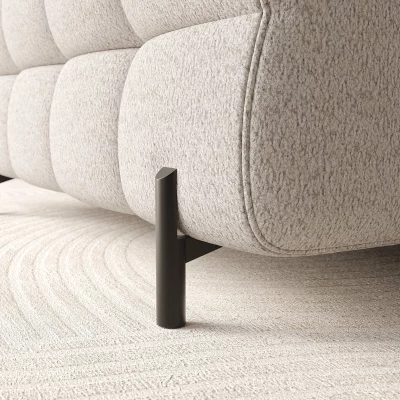 Ecksofa mit Stauraum ELIS – hellbeige, linke Ecke