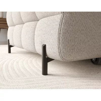 Ecksofa mit Stauraum ELIS – hellbeige, linke Ecke