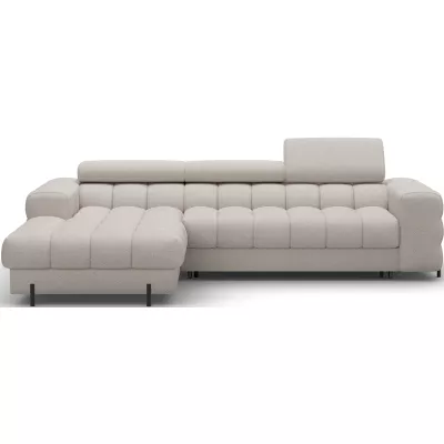 Ecksofa mit Stauraum ELIS – hellbeige, linke Ecke