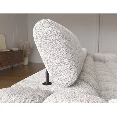 Ecksofa mit Stauraum ELIS – grau-beige, linke Ecke