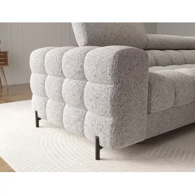 Ecksofa mit Stauraum ELIS – grau-beige, linke Ecke