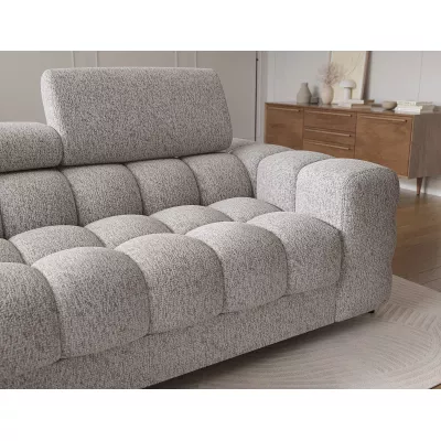 Ecksofa mit Stauraum ELIS – grau-beige, linke Ecke