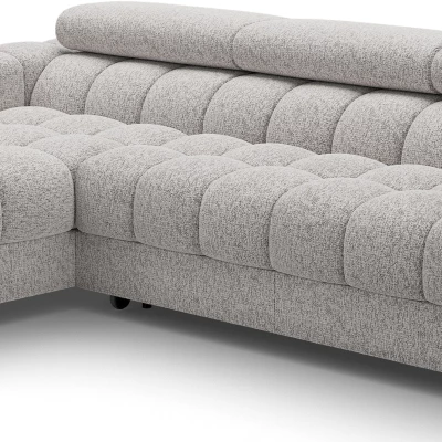 Ecksofa mit Stauraum ELIS – grau-beige, linke Ecke