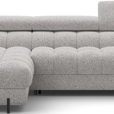 Ecksofa mit Stauraum ELIS – grau-beige, linke Ecke