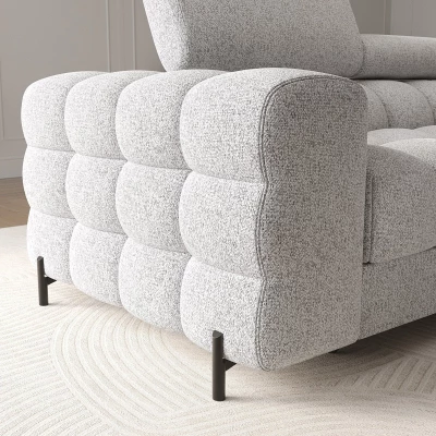 Ecksofa mit Stauraum ELIS - Esche, linke Ecke