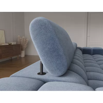 Ecksofa mit Stauraum ELIS - blau, linke Ecke