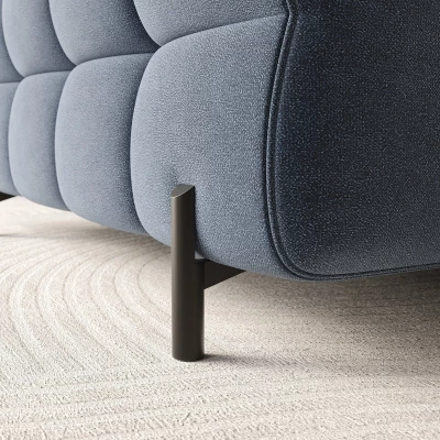 Ecksofa mit Stauraum ELIS - blau, linke Ecke