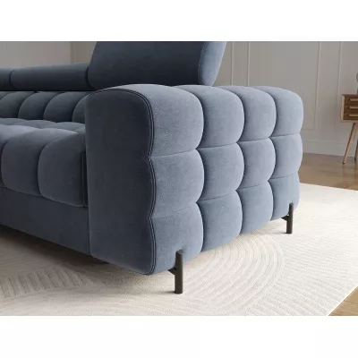 Ecksofa mit Stauraum ELIS - blau, linke Ecke