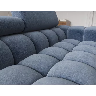 Ecksofa mit Stauraum ELIS - blau, linke Ecke
