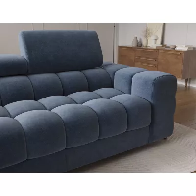 Ecksofa mit Stauraum ELIS - blau, linke Ecke