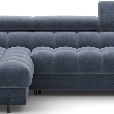 Ecksofa mit Stauraum ELIS - blau, linke Ecke