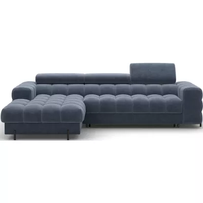 Ecksofa mit Stauraum ELIS - blau, linke Ecke