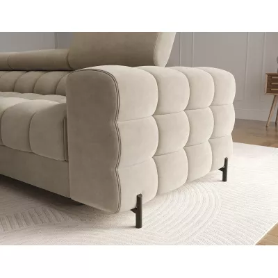 Ecksofa mit Stauraum ELIS – dunkelbeige, linke Ecke