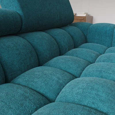 Ecksofa mit Stauraum ELIS - Kerosin, linke Ecke