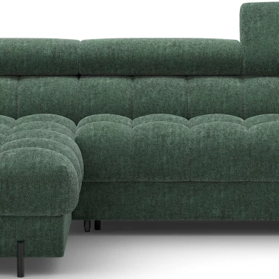 Ecksofa mit Stauraum ELIS - grün, linke Ecke