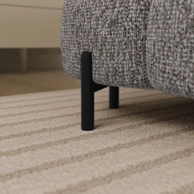 Sofagarnitur mit U-förmigem Stauraum ELISA – grau-beige, echtes Design