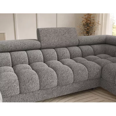 Sofagarnitur mit U-förmigem Stauraum ELISA – grau-beige, echtes Design