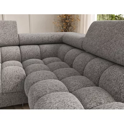 Sofagarnitur mit U-förmigem Stauraum ELISA – grau-beige, echtes Design