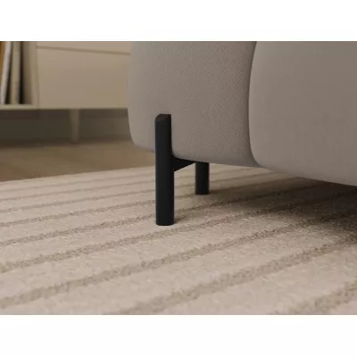 U-förmiges Sofa mit Stauraum ELISA – beige, echtes Design