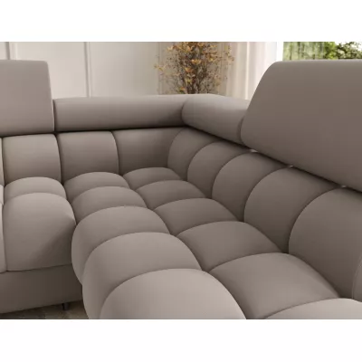 U-förmiges Sofa mit Stauraum ELISA – beige, echtes Design