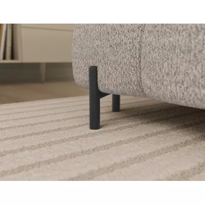 U-förmiges Sofa mit Stauraum ELISA – hellbeige, echtes Design