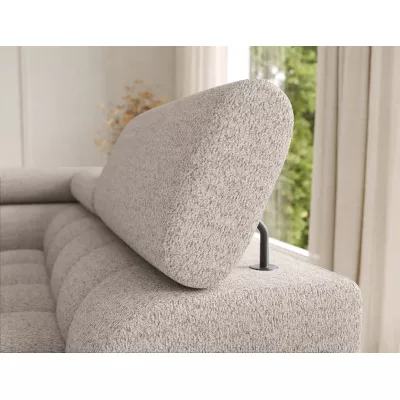 U-förmiges Sofa mit Stauraum ELISA – beige, echtes Design