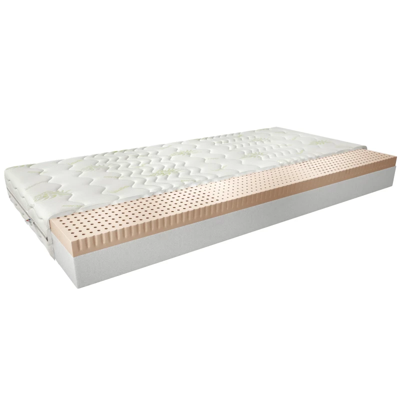 Latexmatratze mit mittlerem Härtegrad 200x200 PHILOMELA 2