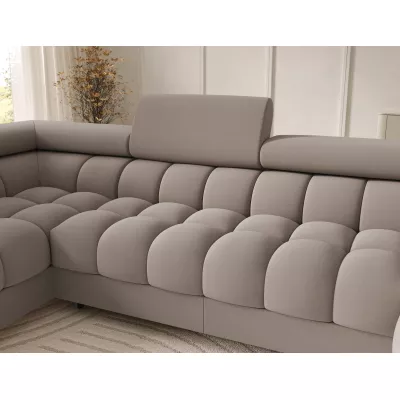 U-förmiges Sofa mit Stauraum ELISA – beige, linke Ausführung