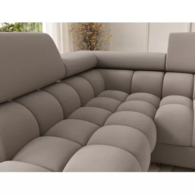 U-förmiges Sofa mit Stauraum ELISA – beige, linke Ausführung