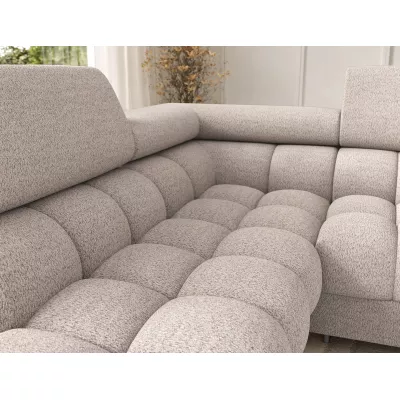 U-förmiges Sofa mit Stauraum ELISA – hellbeige, linke Ausführung