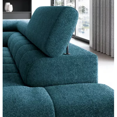 Eckschlafsofa EVADNE - blau, rechte Ecke