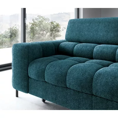Eckschlafsofa EVADNE - blau, rechte Ecke