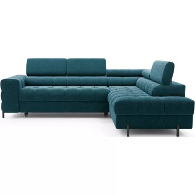 Eckschlafsofa EVADNE - blau, rechte Ecke