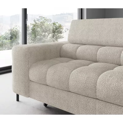 Eckschlafsofa EVADNE - beige, rechte Ecke