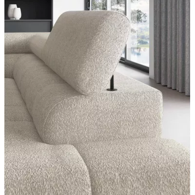 Eckschlafsofa EVADNE - beige, rechte Ecke
