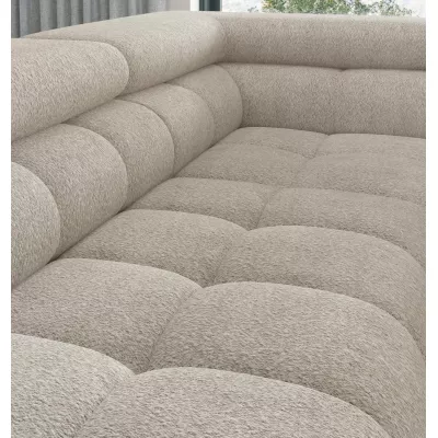 Eckschlafsofa EVADNE - beige, rechte Ecke