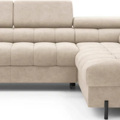 Eckschlafsofa EVADNE - Latte, rechte Ecke