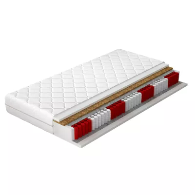 Hochtaschenmatratze mit Kokosmatte 200x200 XANTHE 1