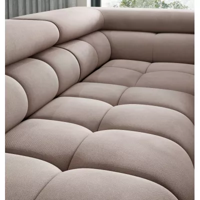 Eckschlafsofa EVADNE – dunkelbeige, rechte Ecke