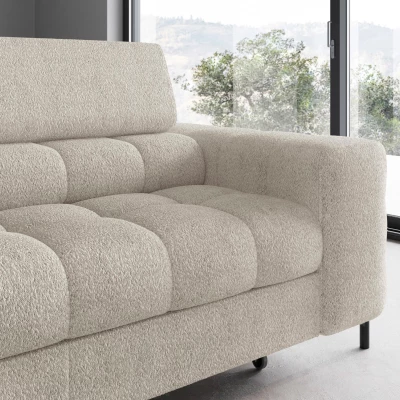 Eckschlafsofa EVADNE – beige, linke Ecke