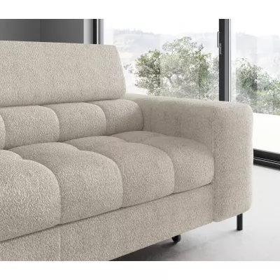 Eckschlafsofa EVADNE – beige, linke Ecke
