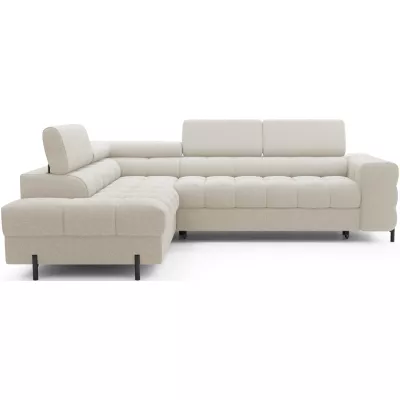 Eckschlafsofa EVADNE – beige, linke Ecke