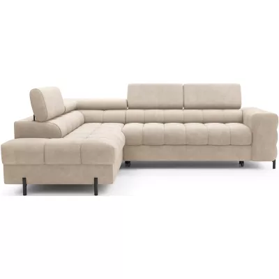 Eckschlafsofa EVADNE - Latte, linke Ecke