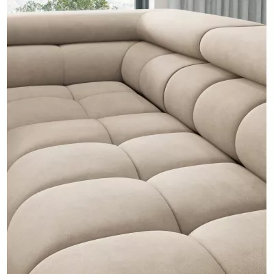 Eckschlafsofa EVADNE - Latte, linke Ecke