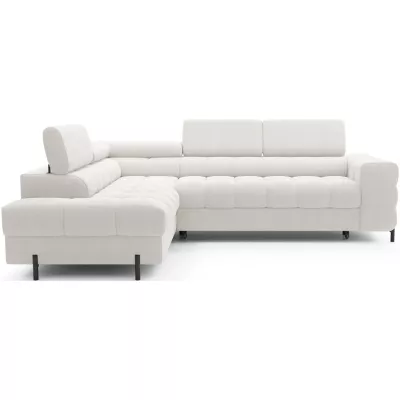 Eckschlafsofa EVADNE - weiß 1, linke Ecke