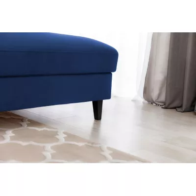 Elegantes Ecksofa SUNNIVA – blau, rechte Ecke