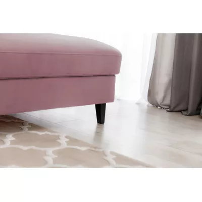 Elegantes Ecksofa SUNNIVA - rosa, rechte Ecke