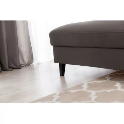 Elegantes Ecksofa SUNNIVA – braun, linke Ecke