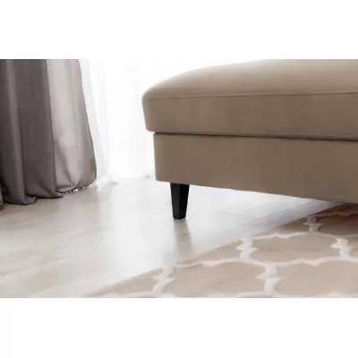 Elegantes Ecksofa SUNNIVA – beige, linke Ecke