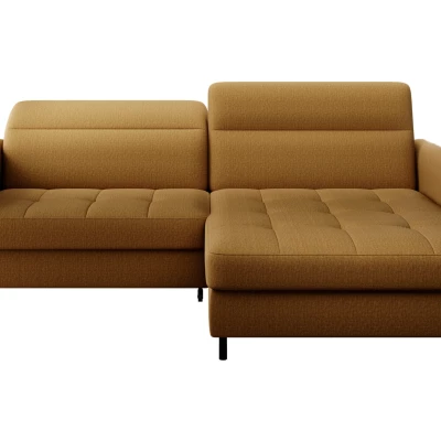 Elegantes Schlafsofa ZULEYKA – Senfgelb, rechte Ecke